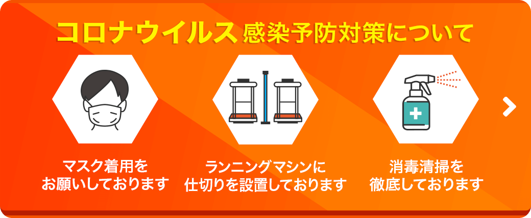 コロナウイルス感染予防対策について