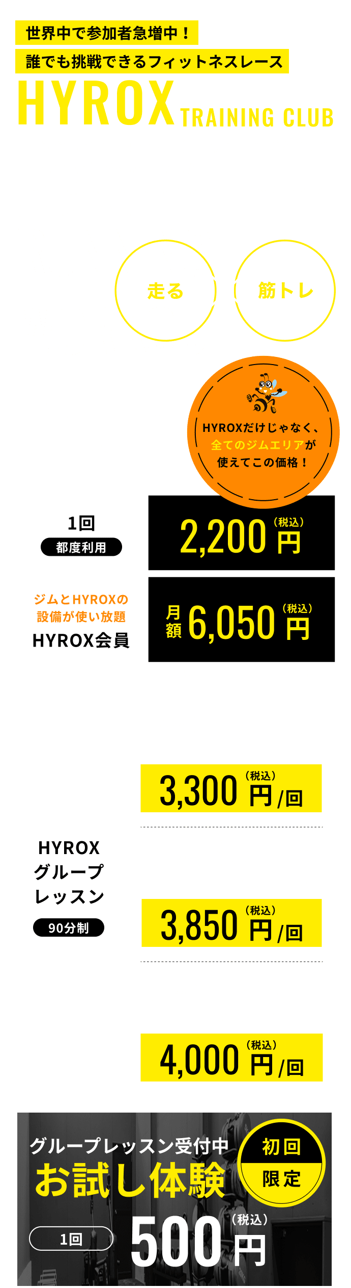 世界中で参加者急増中！誰でも挑戦できるフィットネスレース HYROX